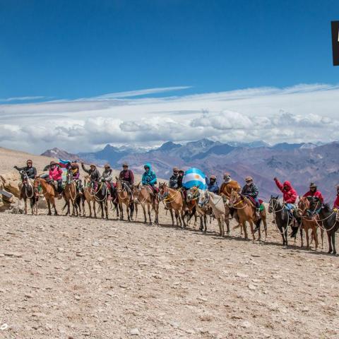Horseback Riding Across the Andes Argentina-Chile-Paso de los Patos - San Martin crossing - 1969-Dec-31 07 de February!
