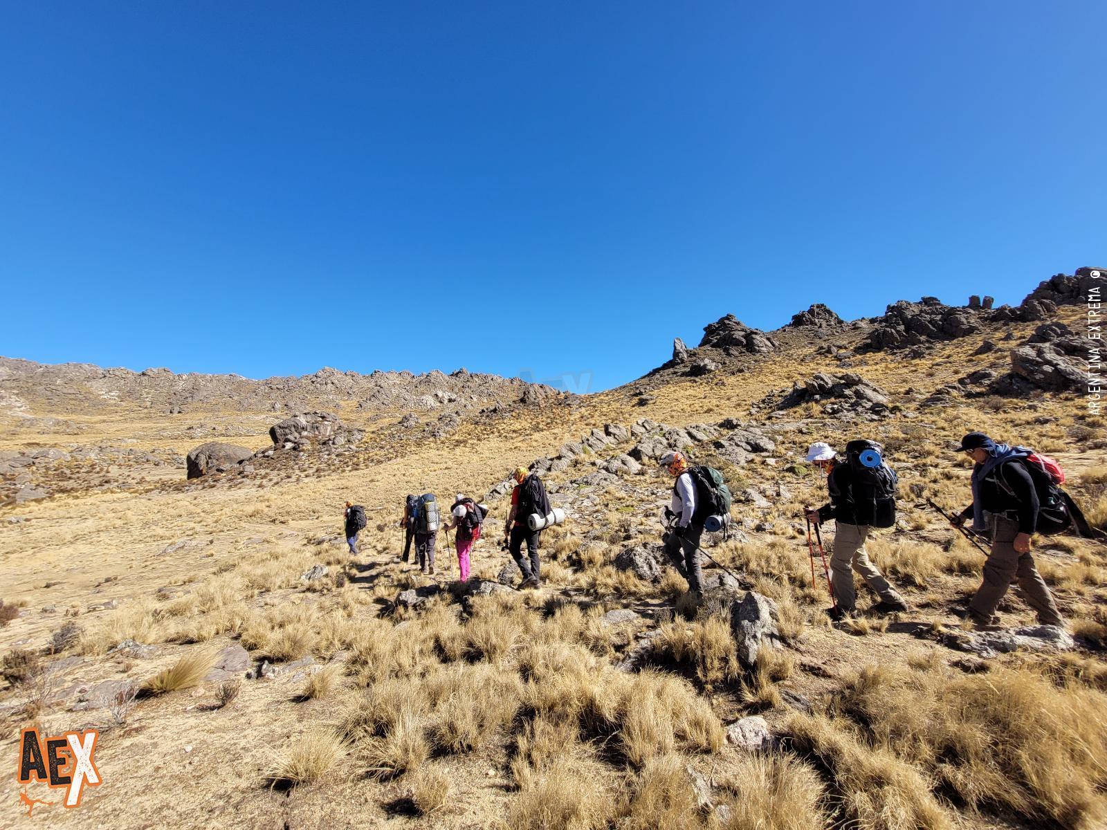 llegando al campamento Las Tinajas - llegando al campamento Las Tinajas