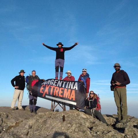 Cumbre Cerro Mogote - 2390 msnm, máxima altura de Los Gigantes