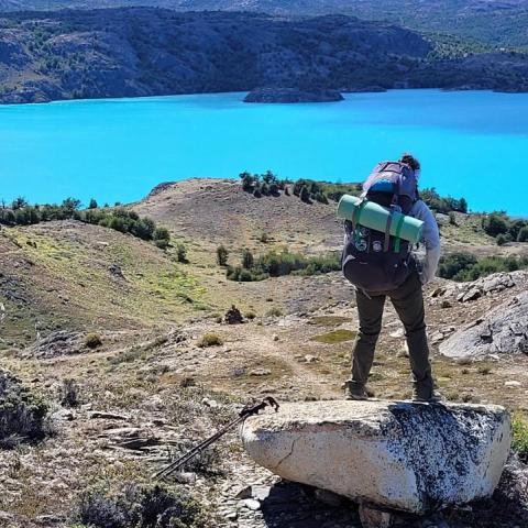 Mirador en Circuito Azara, Lago Belgrano