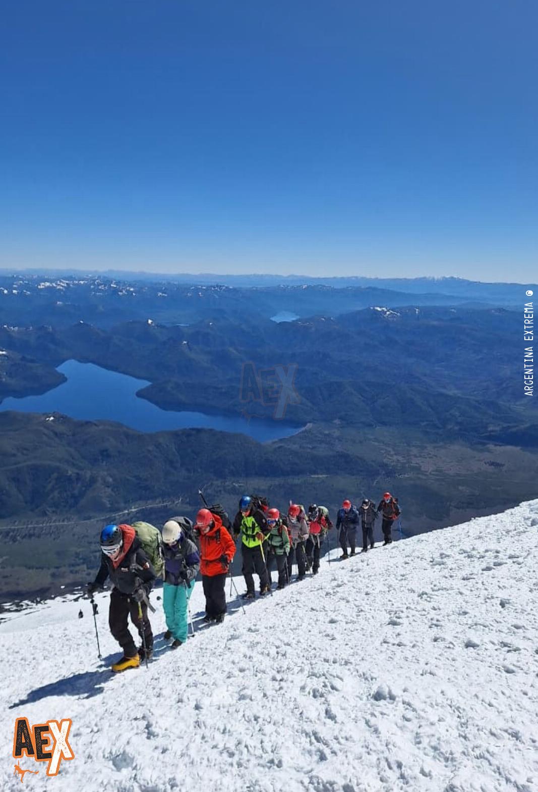 ascensión Volcán Lanin - 3776 msnm - Expedición - escalada - Neuquén 