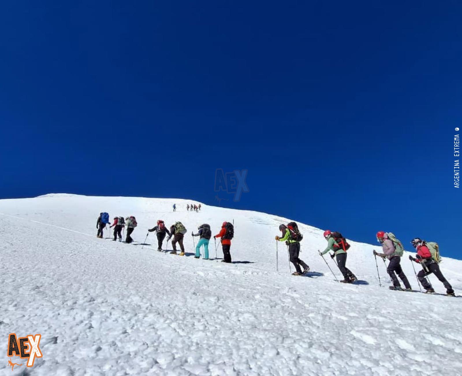 ascensión Volcán Lanin - 3776 msnm - Expedición - escalada - Neuquén 