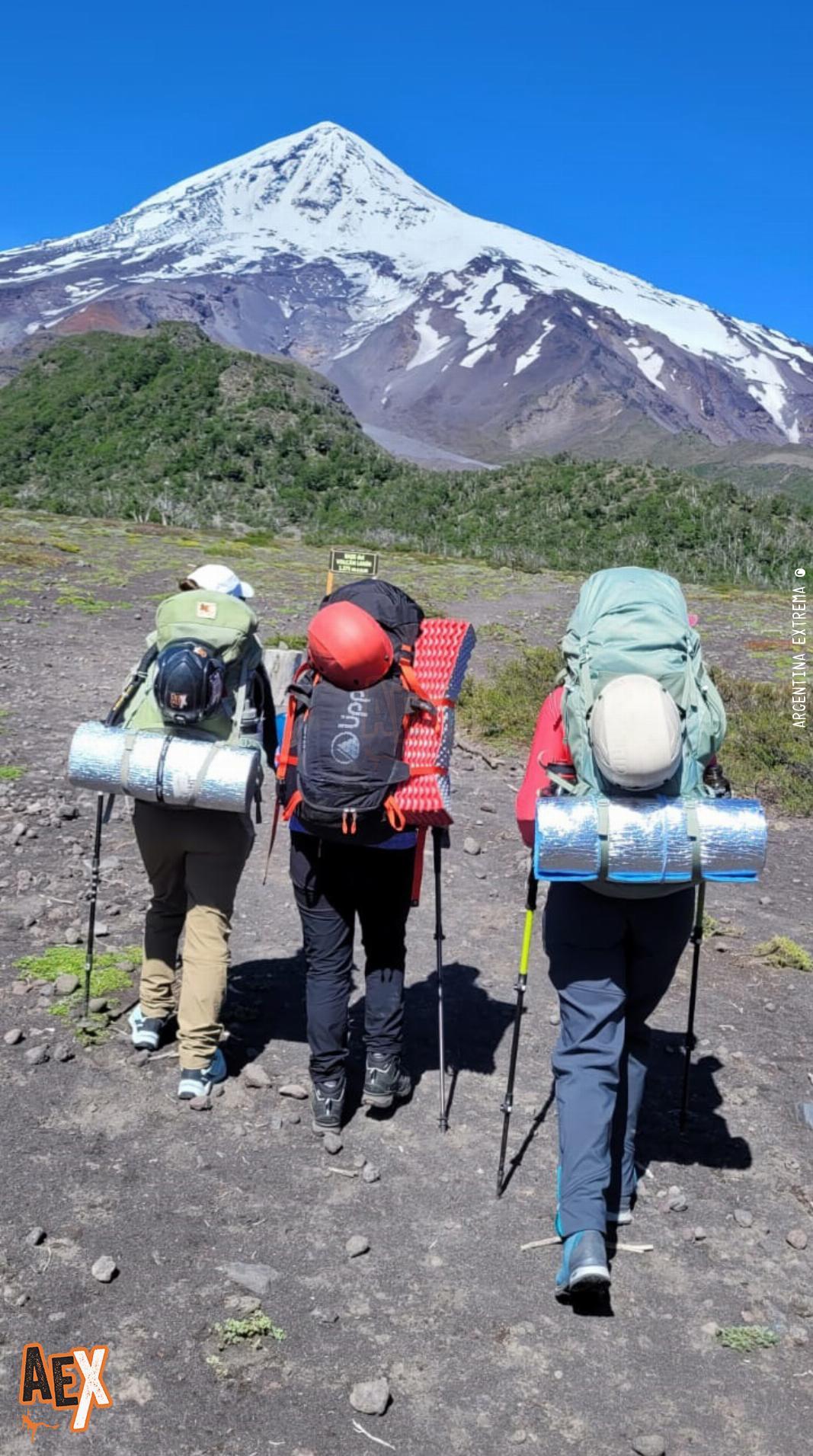 ascensión Volcán Lanin - 3776 msnm - Expedición - escalada - Neuquén 