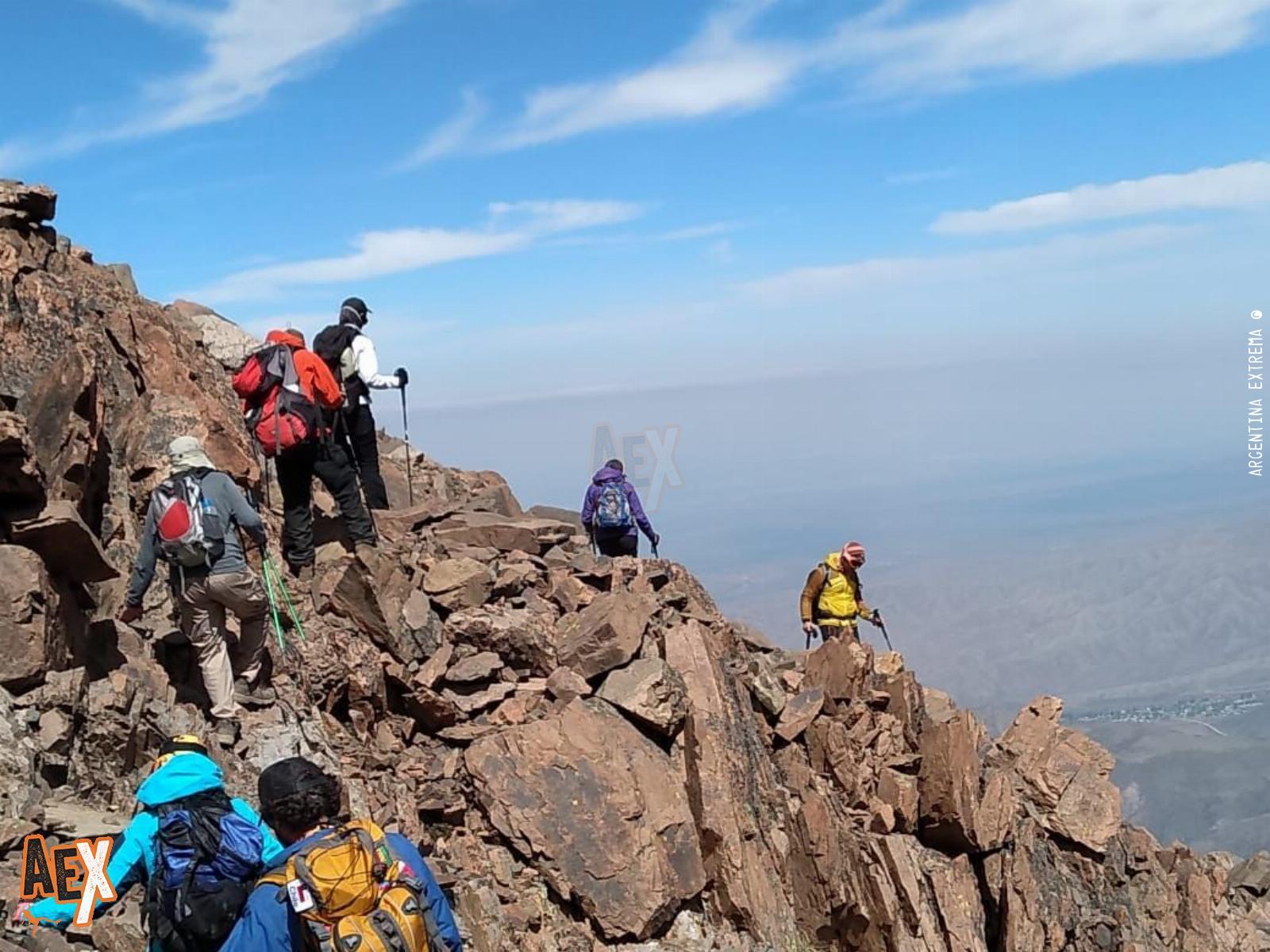 Ascenso Cerro San Bernardo - Adolfo Calle - Vallecitos, Cordón del Plata