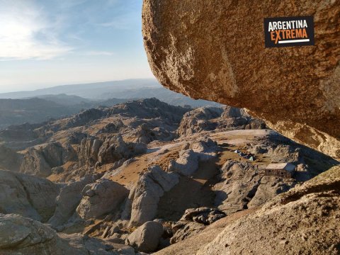 descendiendo desde la cumbre del Mogote