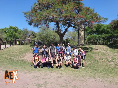grupo de entrenamiento de montaña