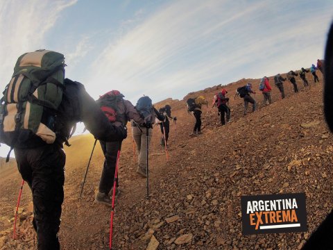 actividad del mes gem simulacion ascenso cerros penitentes y volcan lanin 289