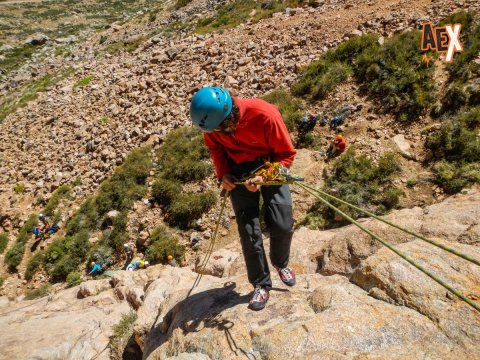 Escalada en Roca en el Cajón de Arenales - Mendoza