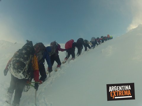 llegando a la cumbre