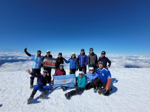 Volcán Lanin - Expedición a cumbre - Neuquén - Patagonia 
