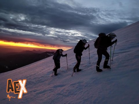 Volcán Lanin - Expedición a cumbre - Neuquén - Patagonia 