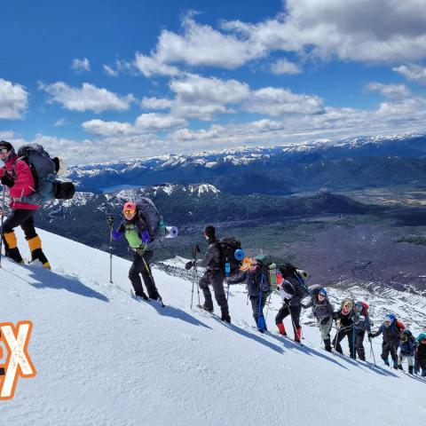 ascenso al Lanin - Trekking y ascenso a cumbre - Patagonia