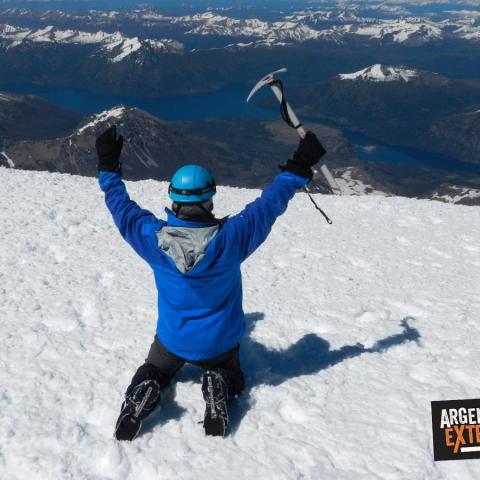 Lanin Volcano (3776 masl) - Trekking and ascent to the summit - Patagonia