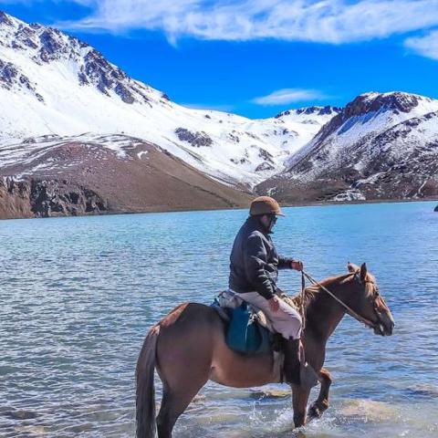 Horse Riding to the limit of the Andes- Mendoza- The Andes Range