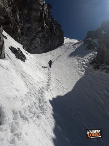 Huella en la nieve
