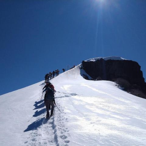 Cerro Tronador - ascent to summit - Pico Argentino - PN Nahuel Huapi - Bariloche - Patagonia