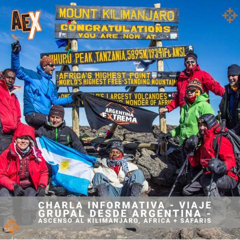 Charla informativa - ascenso al Kilimanjaro (5895 msnm), Africa