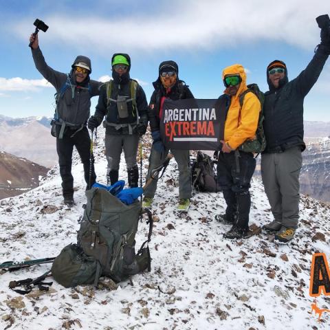 Ascenso Pico 4 - Cordón de Ansilta - San Juan  