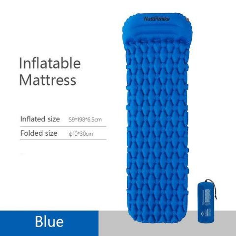 Colchoneta inflable - con almohada 6.5 cm - FC-12  Naturehike 