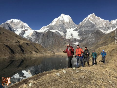 Trekking Cordillera Huayhuash - Yerupajá - Siula Grande - Carhuacocha - Huaraz - Peru