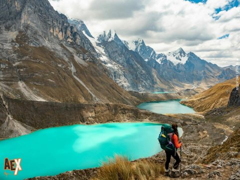 Trekking Cordillera Huayhuash - Yerupajá - Siula Grande - Carhuacocha - Huaraz - Peru