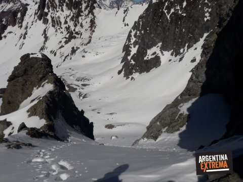 corredor de nieve