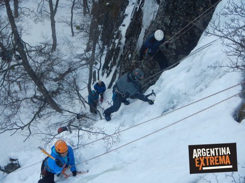 escalada en hielo