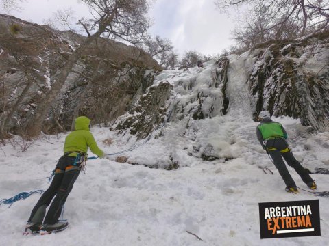 escalada en hielo