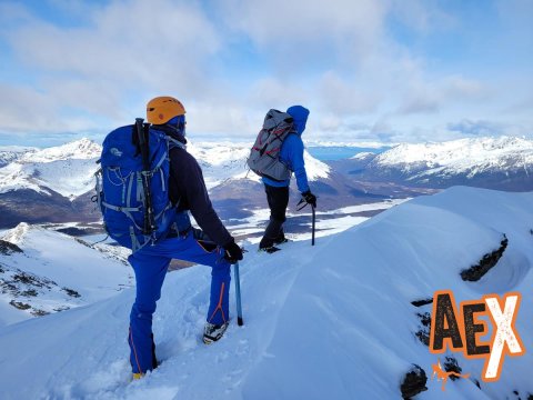 Ice Climbing Course - Snow, transit glacier crevasse rescue - Ushuaia, Tierra del Fuego