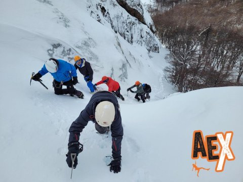 Ice Climbing Course - Snow, transit glacier crevasse rescue - Ushuaia, Tierra del Fuego