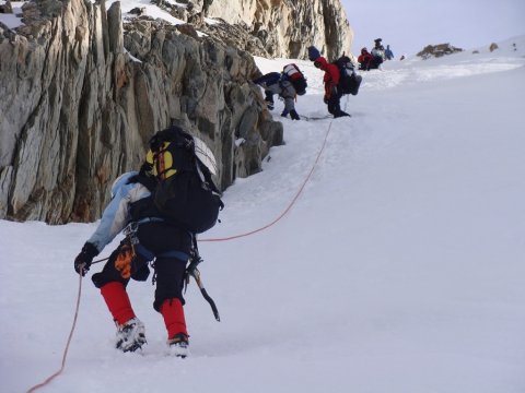 Winter Mountaineering - Beginners - Ice climbing Course - Winter trekking - Vallecitos - Cordón del Plata, Mendoza