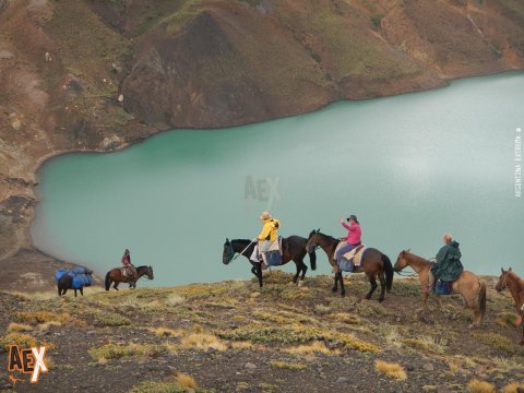 Horseback Riding crossing the Andes Argentina-Chile-Las Loicas, Cajon Grande, Laguna del Maule, Talca