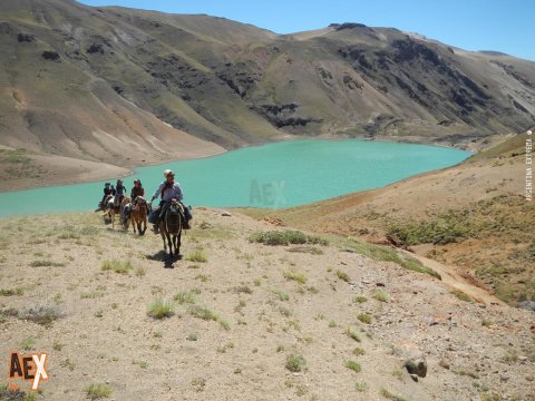 Horseback Riding crossing the Andes Argentina-Chile-Las Loicas, Cajon Grande, Laguna del Maule, Talca