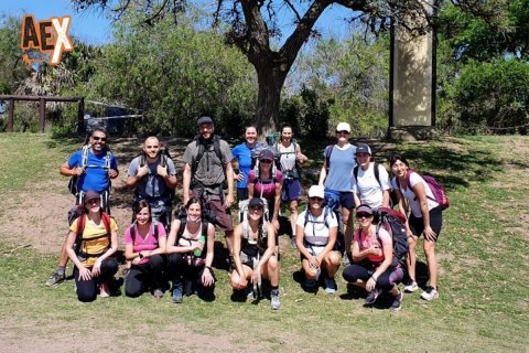 grupo de entrenamiento de montaña