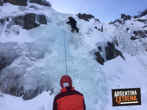 escalada en hielo