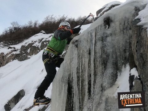 escalada en hielo