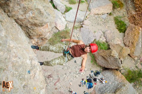 Escalada en Roca El Santuario - Cañon del Atuel - Mendoza