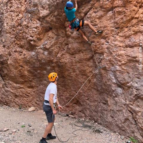 Rock Climbing El Santuario - Atuel Canyon - Mendoza