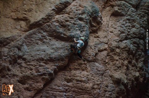 Escalada en Roca El Santuario - Cañon del Atuel - Mendoza