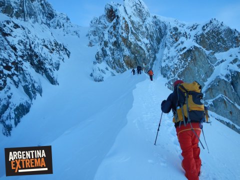 escalada monte alvear ushuaia