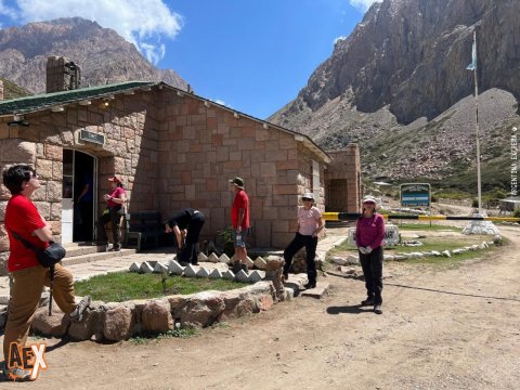 Refugio Portinari, gendarmería argentina