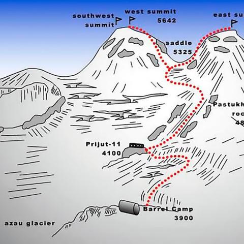 Expedición al Elbrus - 7 cumbres - 7 Summits - desde Argentina - Cáucaso, Europa, Rusia