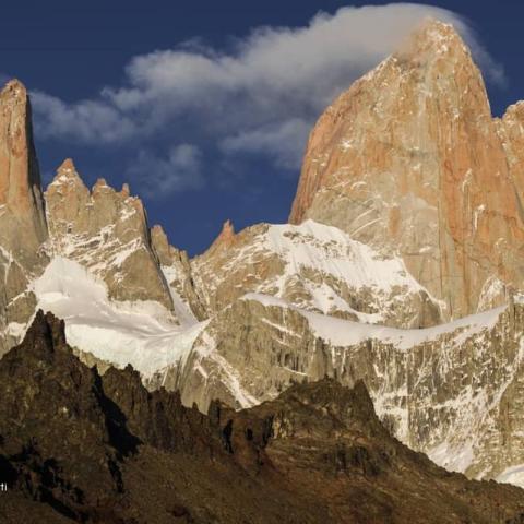A classic trek of El Chalten, with beautiful views of Fitz Roy and Cerro Torre