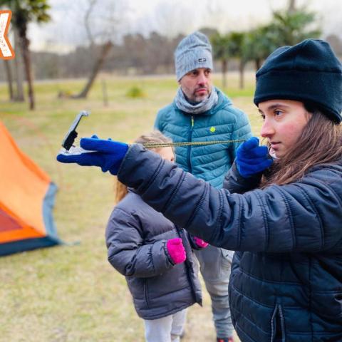 Curso de Escalada básico - trekking y campamentismo - Azul 