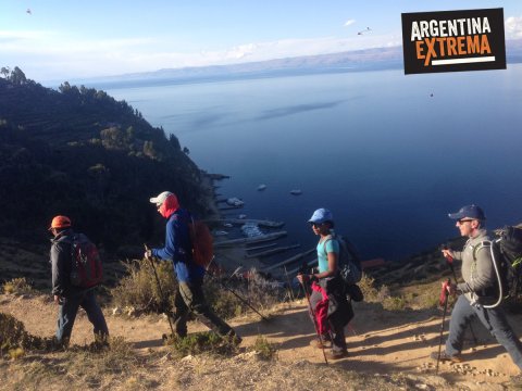 Trekking de aclimatación en Isla del Sol
