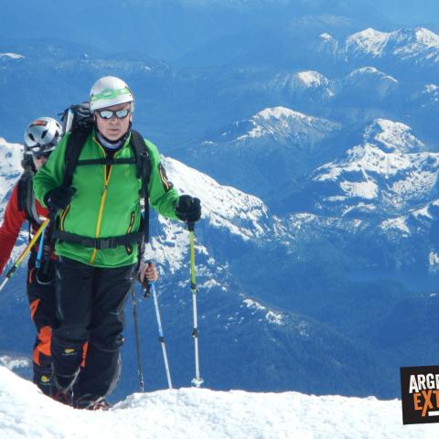 Expedición al Volcán Lanin - ascenso a cumbre - Neuquén