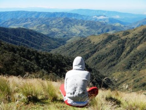 meditación trekking