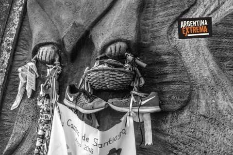 Ofrendas en el Monte Do Gozo 