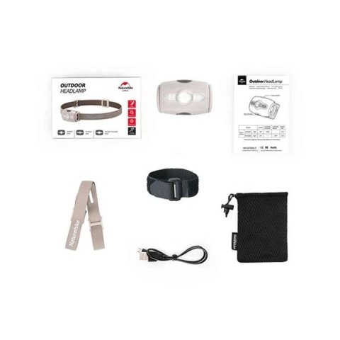 Naturehike Linterna Frontal Banda Antitranspirante Usb