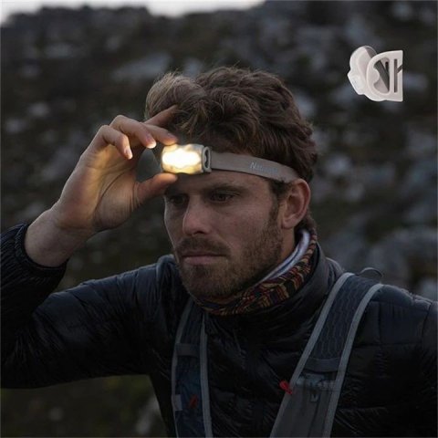 Naturehike Linterna Frontal Banda Antitranspirante Usb